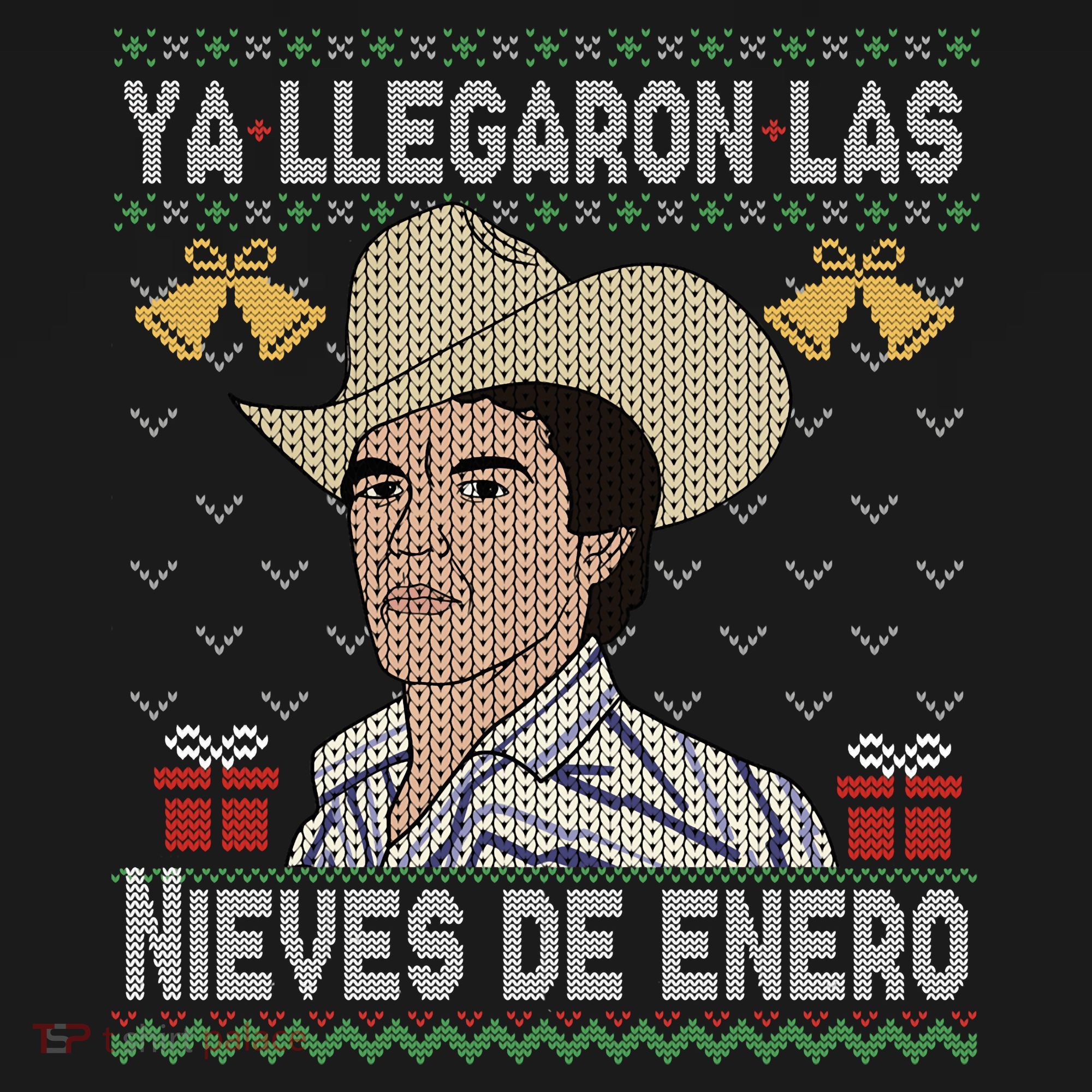 Las Nieves De Enero El Rey Del Corrido Mexican Christmas Women's Tank Top
