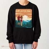 Love Never Fails Sunset Couple Women's Sweatshirt thumb 0