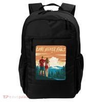 Love Never Fails Sunset Couple Backpack thumb 0