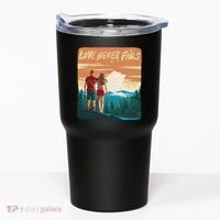 Love Never Fails Sunset Couple Tumbler thumb 0