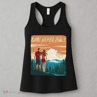 Love Never Fails Sunset Couple Women's Tank Top thumb 3