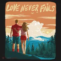 Love Never Fails Sunset Couple Women's Tank Top thumb 5