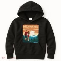 Love Never Fails Sunset Couple Kids Hoodie thumb 0