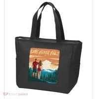 Love Never Fails Sunset Couple Tote Bag thumb 3
