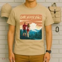 Love Never Fails Sunset Couple T-Shirt thumb 6