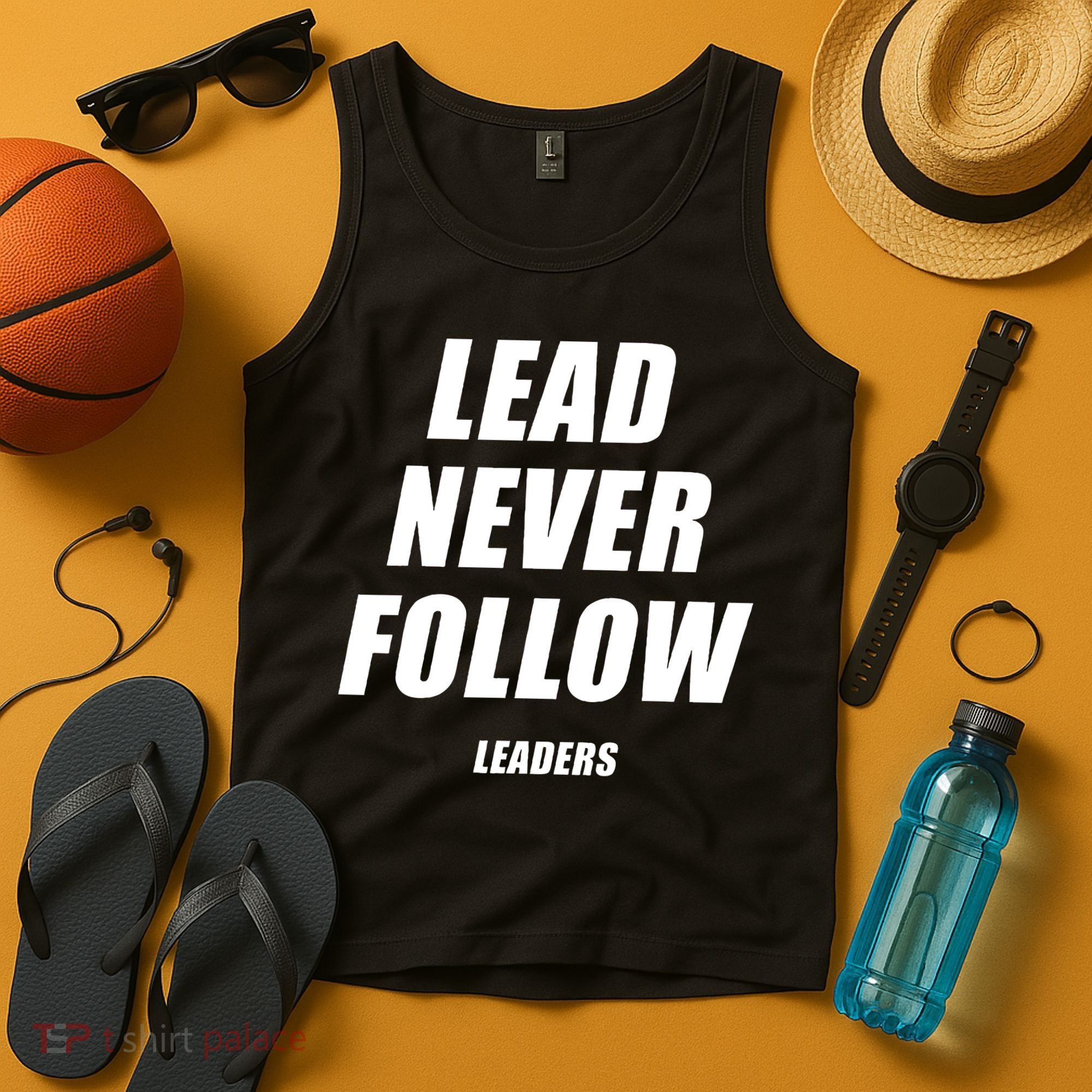 Lead Never Follow Leaders Popular Trending Quote Tank Top