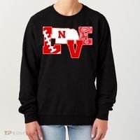 Love Nebraska Football Women's Sweatshirt thumb 0