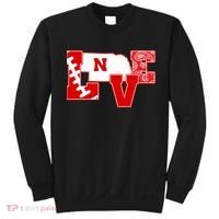 Love Nebraska Football Sweatshirt thumb 0