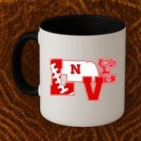 Love Nebraska Football Coffee Mug thumb 2