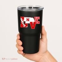 Love Nebraska Football Tumbler thumb 2