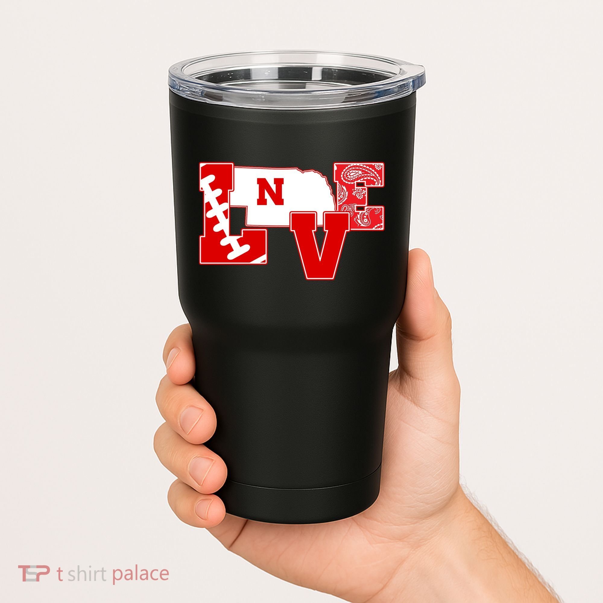 Love Nebraska Football Tumbler