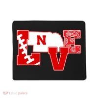 Love Nebraska Football Mousepad thumb 0