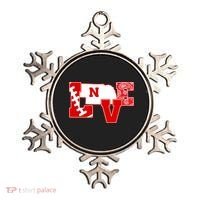 Love Nebraska Football Ornament thumb 0