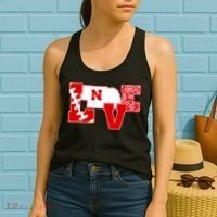 Love Nebraska Football Women's Tank Top thumb 2