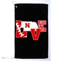Love Nebraska Football Golf Towel thumb 0
