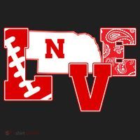 Love Nebraska Football Golf Towel thumb 3
