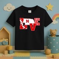 Love Nebraska Football Toddler T-Shirt thumb 3