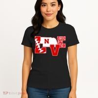Love Nebraska Football Women's T-Shirt thumb 4