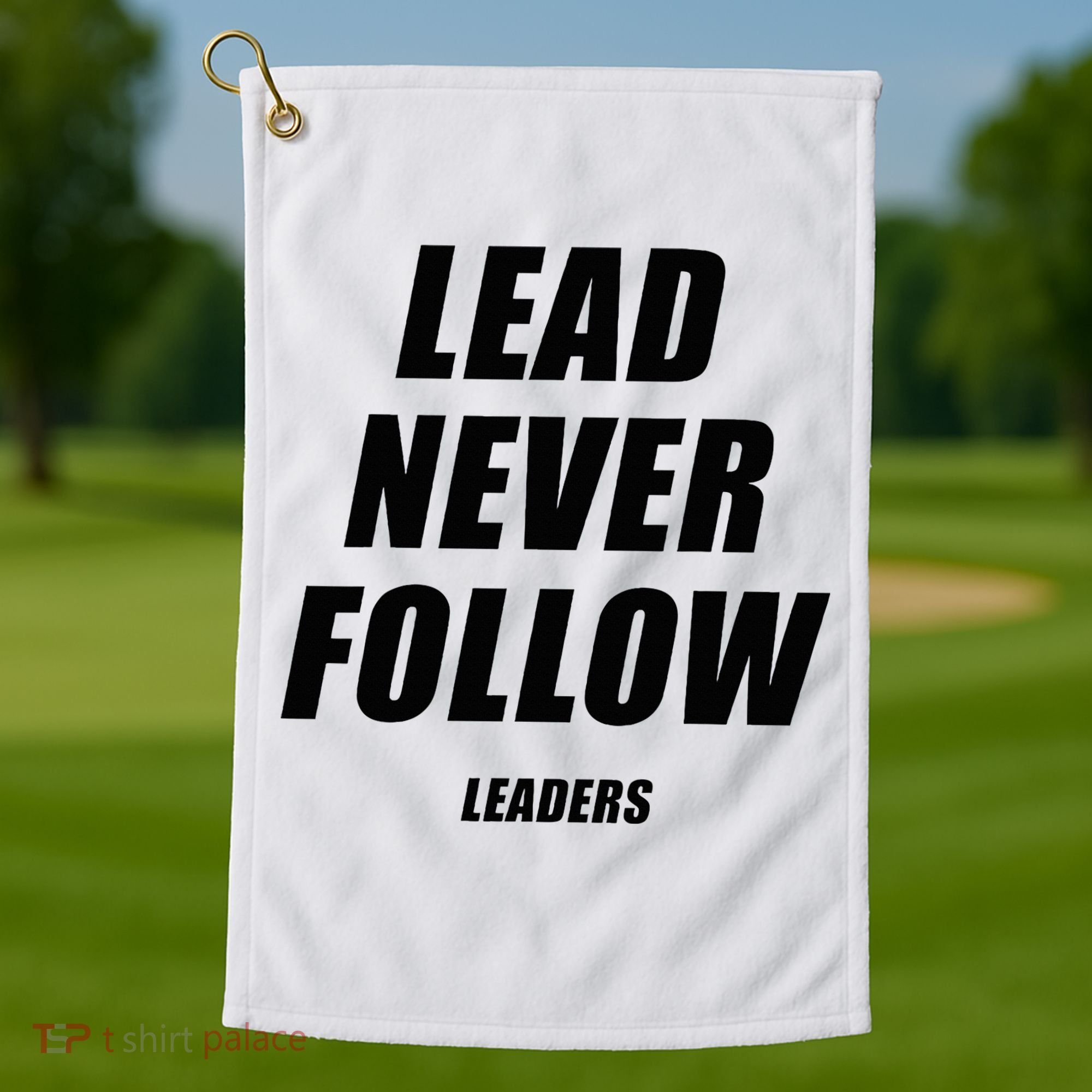 Lead Never Follow Leaders 1354 Golf Towel