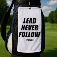 Lead Never Follow Leaders 1354 Golf Towel thumb 2