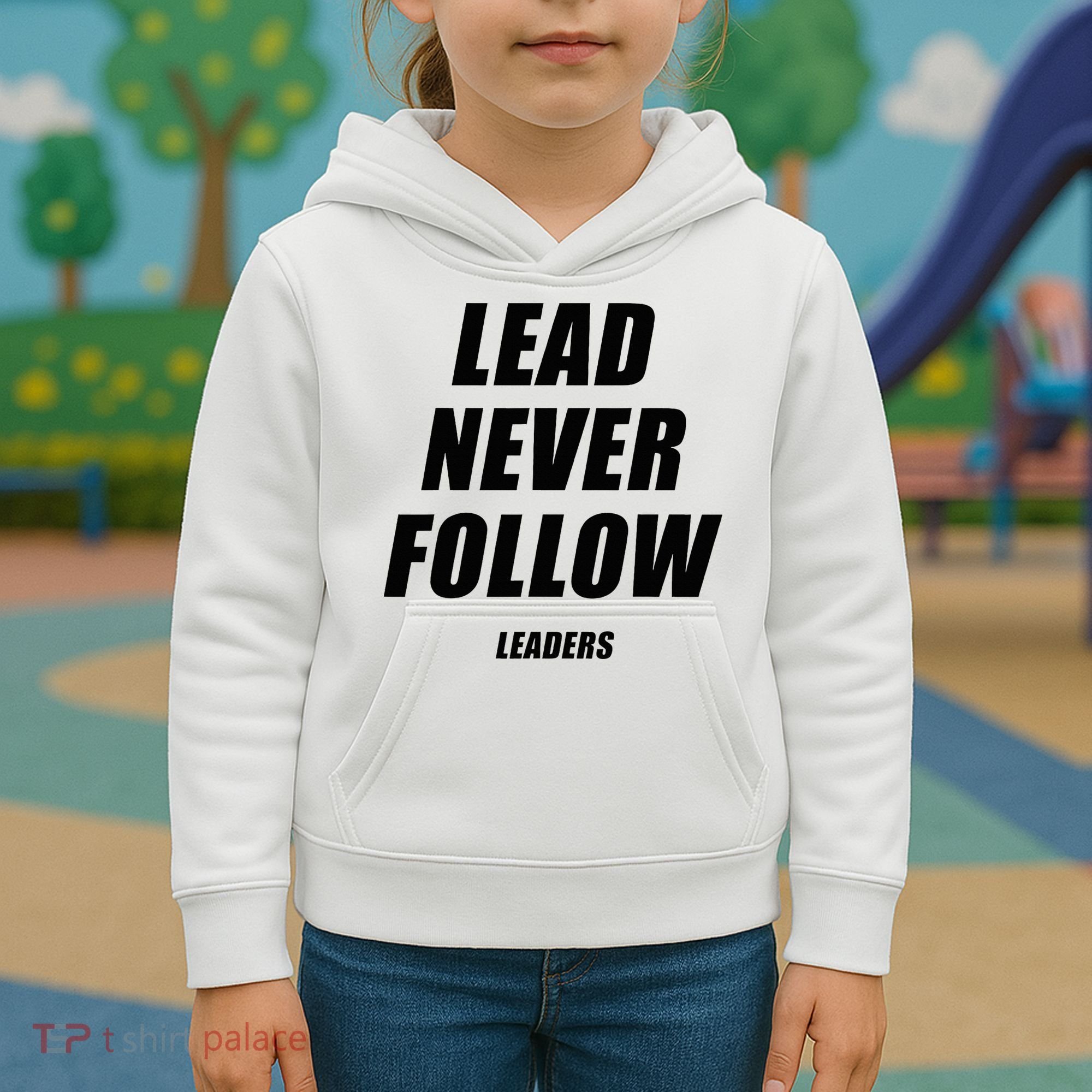 Lead Never Follow Leaders 1354 Kids Hoodie