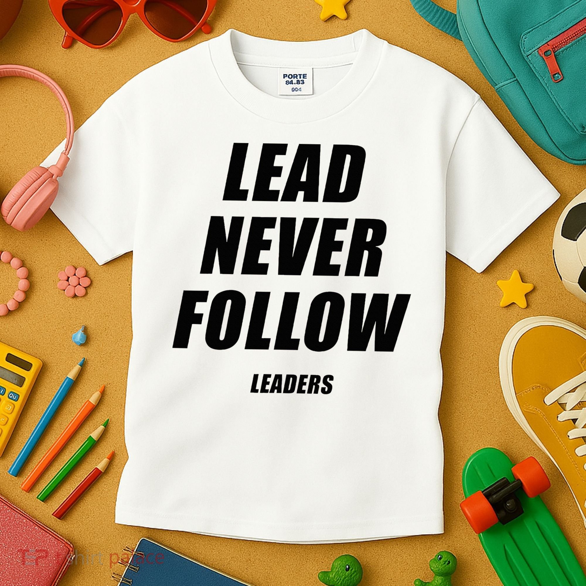 Lead Never Follow Leaders 1354 Kids T-Shirt