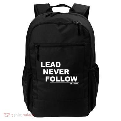 Lead Never Follow Backpack