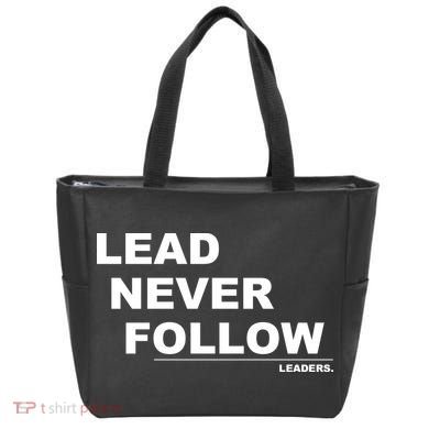 Lead Never Follow Tote Bag