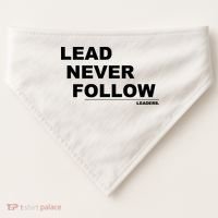 Lead Never Follow USA-Made Doggie Bandana thumb 0