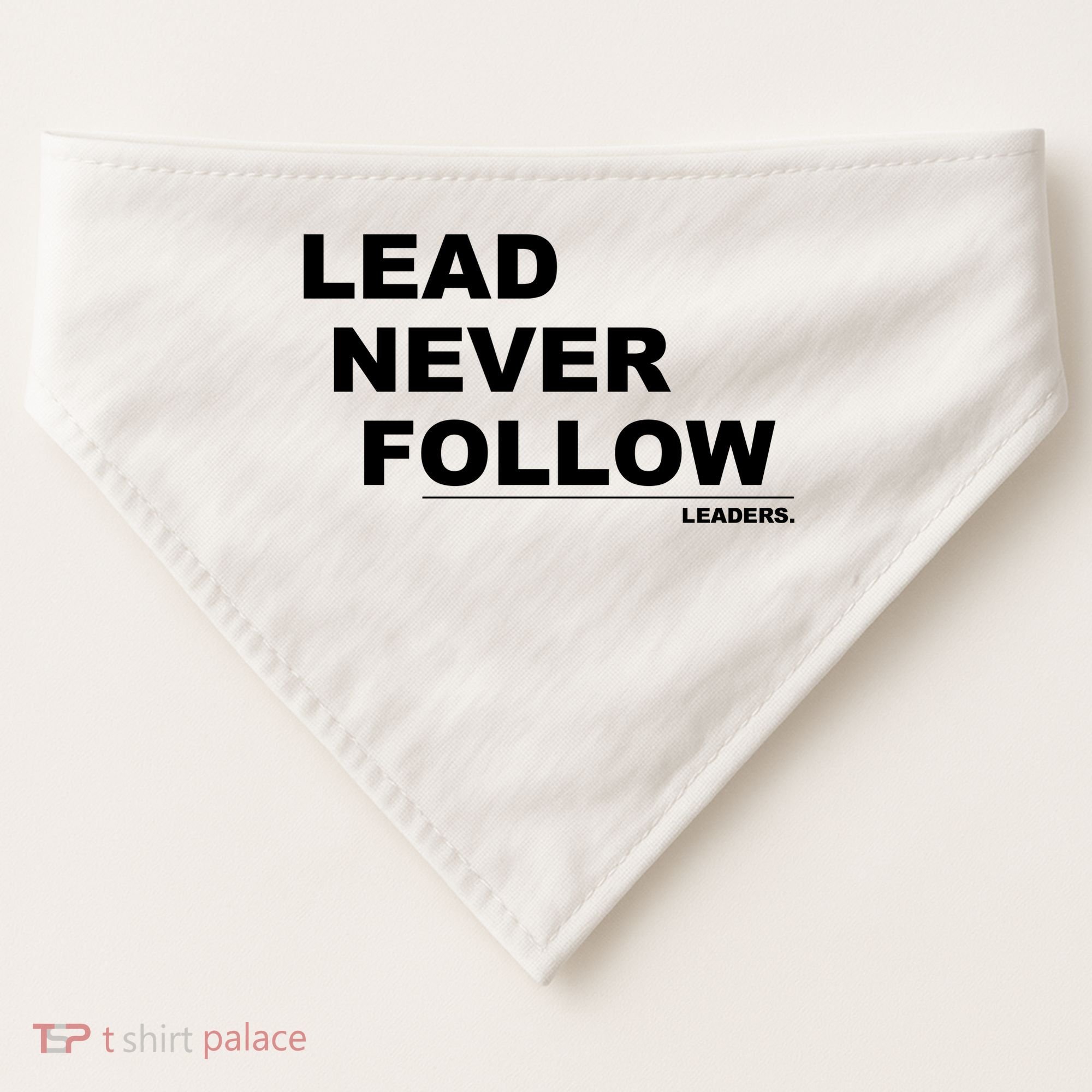 Lead Never Follow USA-Made Doggie Bandana