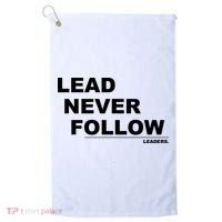 Lead Never Follow Golf Towel thumb 0