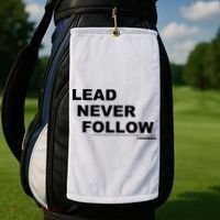Lead Never Follow Golf Towel thumb 2