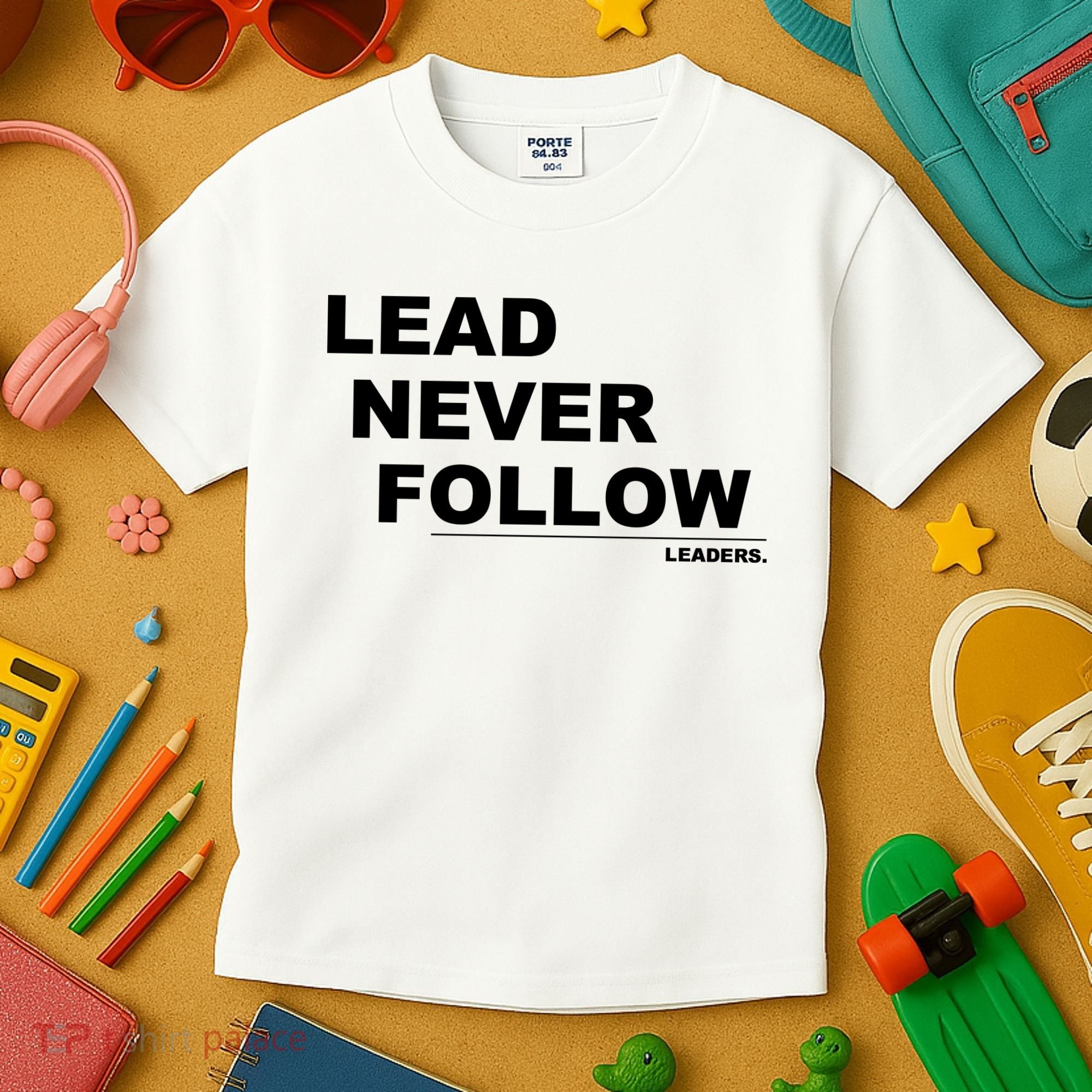 Lead Never Follow Kids T-Shirt