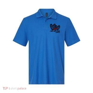 Love Never Fails Valentines Day Couples Tee Leopard Heart Gift Polo