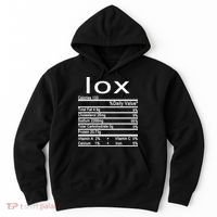 Lox Nutrition Facts Label Hoodie thumb 0