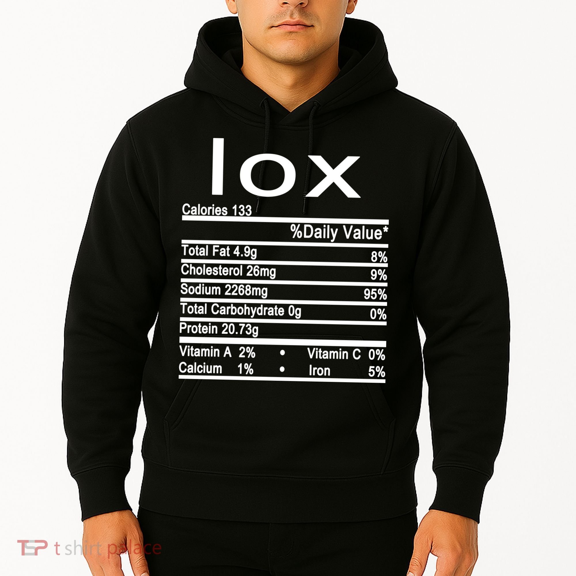 Lox Nutrition Facts Label Hoodie