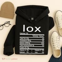 Lox Nutrition Facts Label Hoodie thumb 4