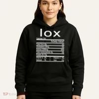 Lox Nutrition Facts Label Hoodie thumb 5