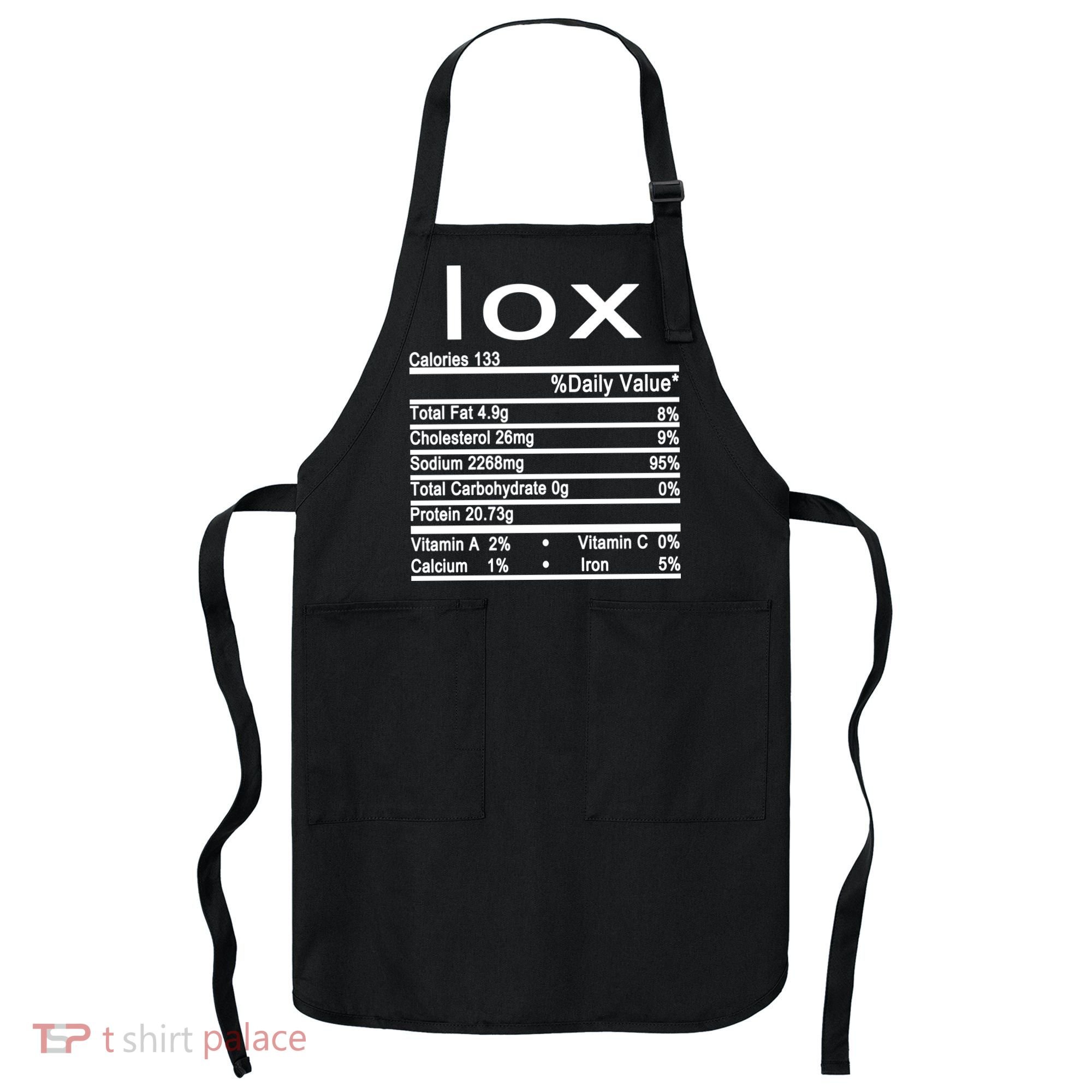 Lox Nutrition Facts Label Apron