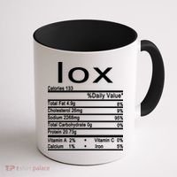 Lox Nutrition Facts Label Coffee Mug thumb 1