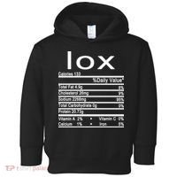 Lox Nutrition Facts Label Toddler Hoodie thumb 0