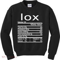 Lox Nutrition Facts Label Kids Sweatshirt thumb 0