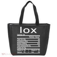 Lox Nutrition Facts Label Tote Bag thumb 0