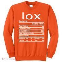 Lox Nutrition Facts Label Sweatshirt thumb 0