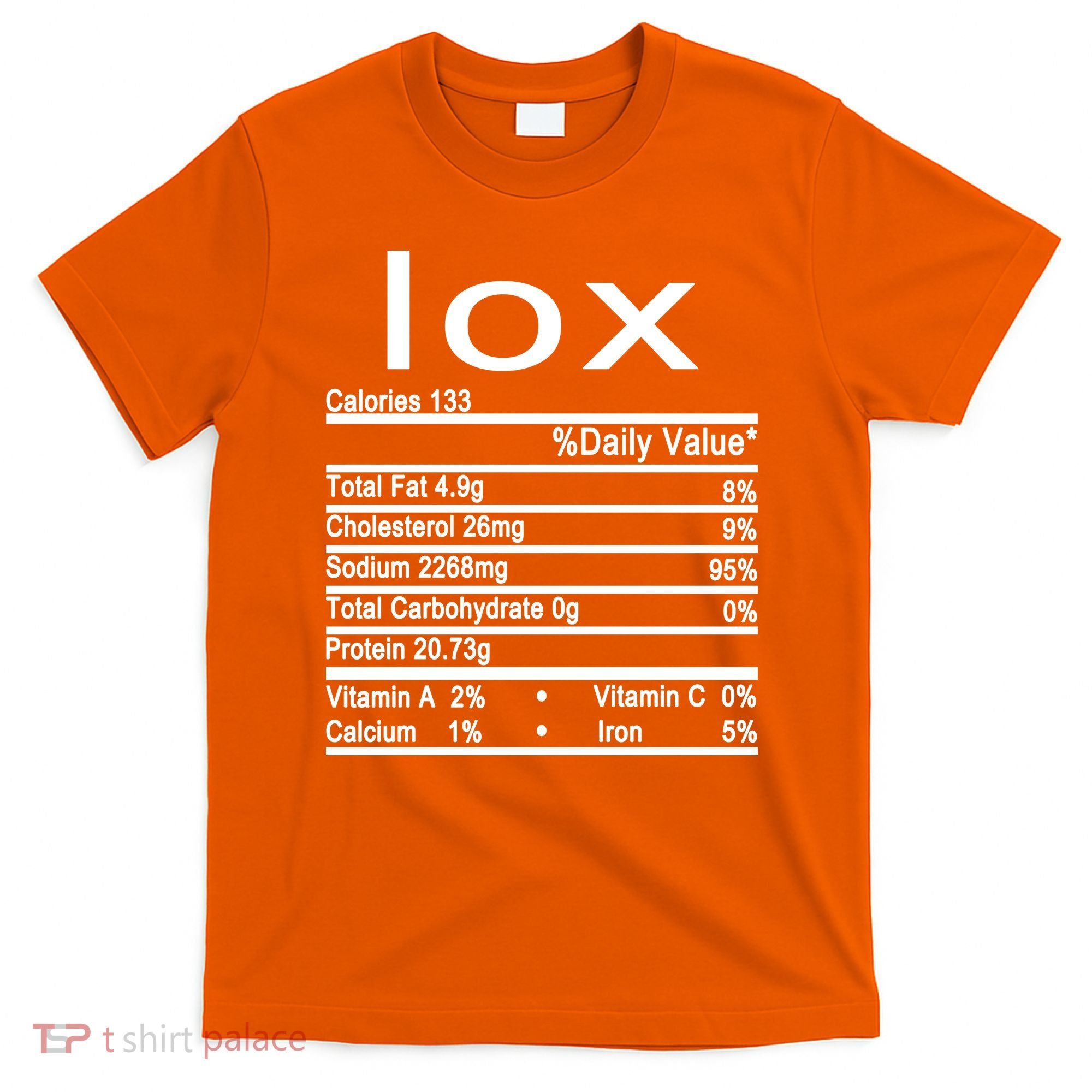 Lox Nutrition Facts Label T-Shirt