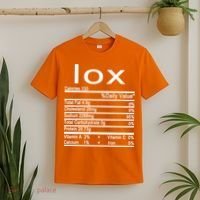 Lox Nutrition Facts Label T-Shirt thumb 2