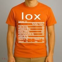 Lox Nutrition Facts Label T-Shirt thumb 3