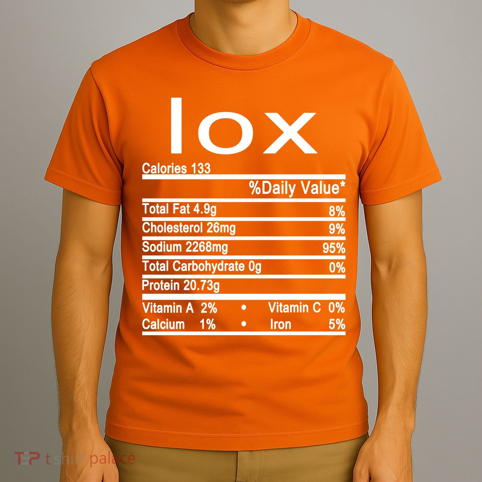 Lox Nutrition Facts Label T-Shirt