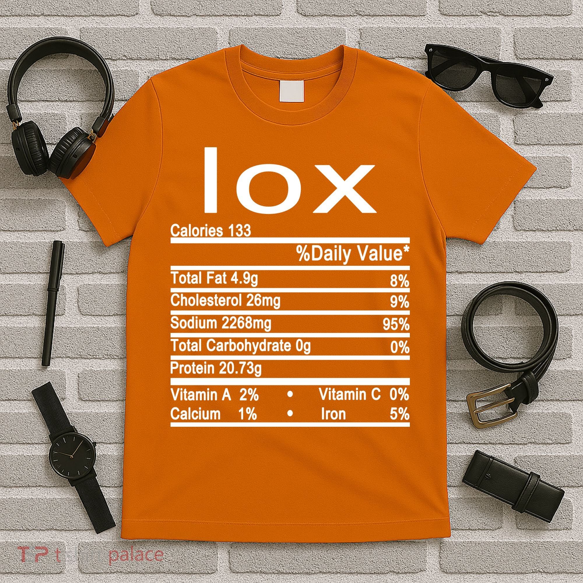 Lox Nutrition Facts Label T-Shirt