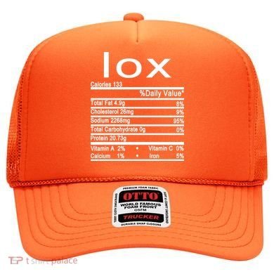 Lox Nutrition Facts Label Hat